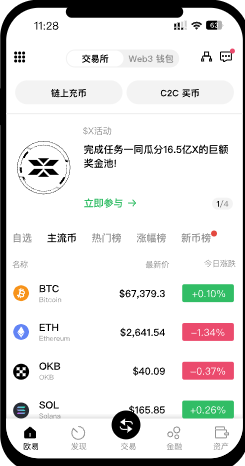 币安APP界面